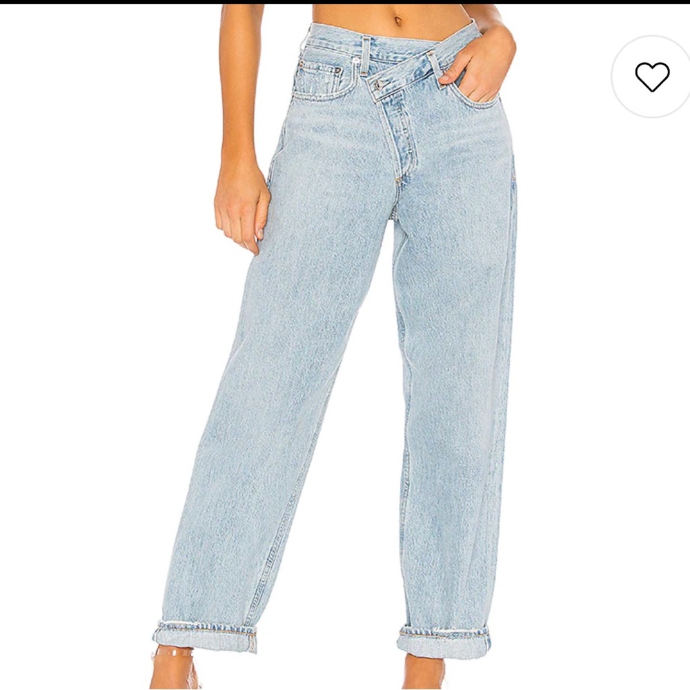 NWOT Agolde Criss Cross Upsized Jeans